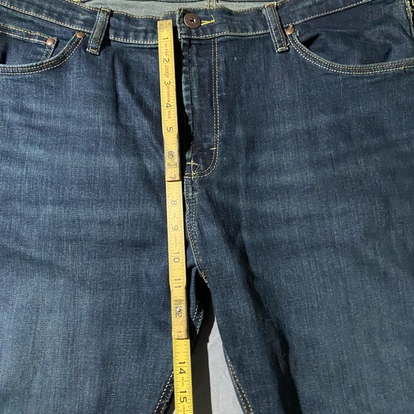 Wrangler Dark Blue Straight Jeans - Picture 3 of 10